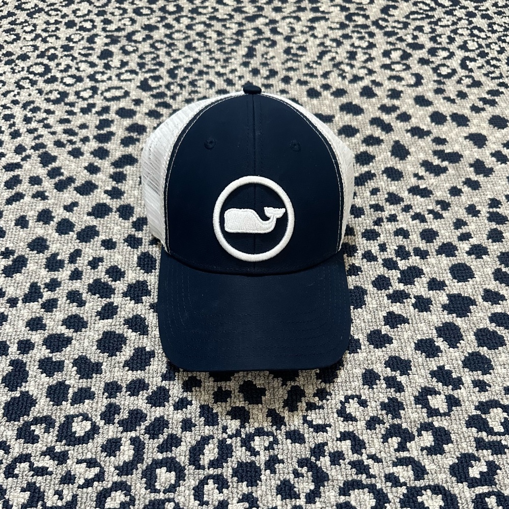 Vineyard Vines Whale Trucker Hat (Adjustable Sizing)